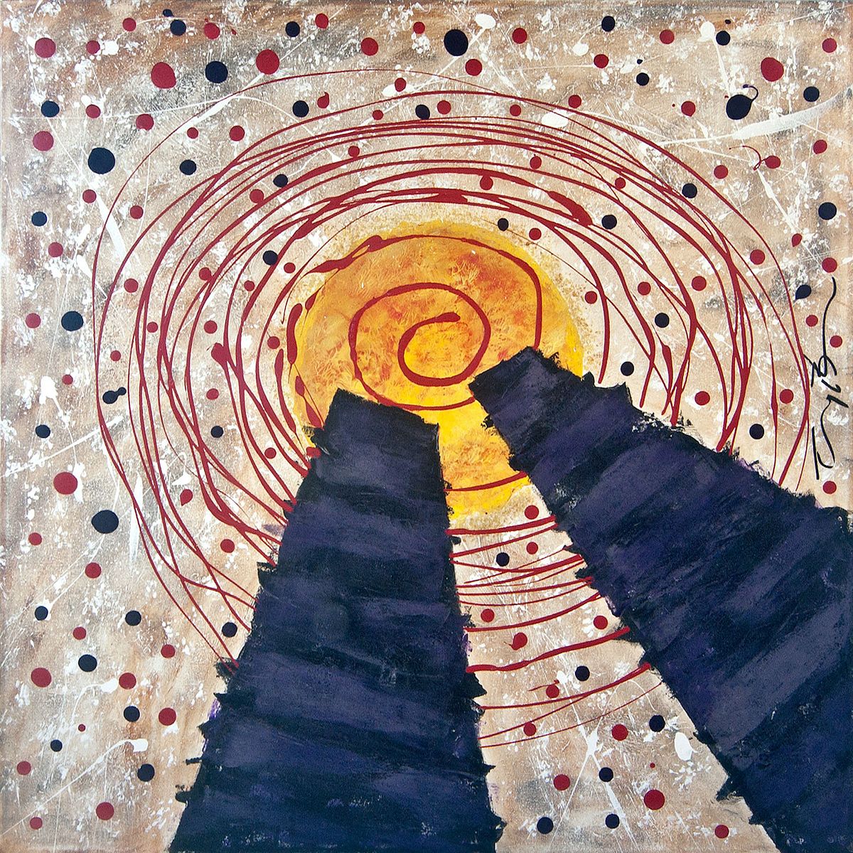 Original paintings by American artist Tony Blue