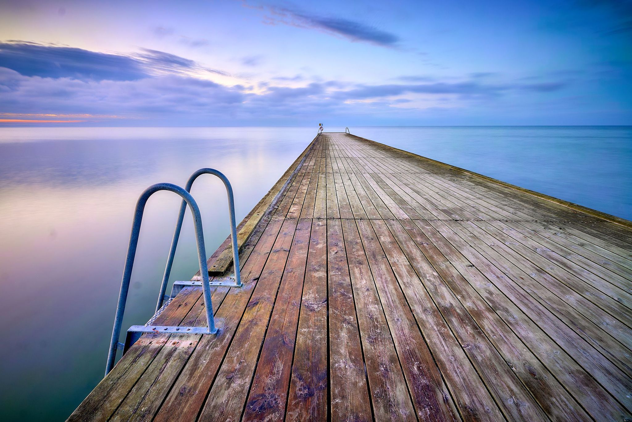 Ystad Baltic Sea Swimming Pier at Dawn - Sweden