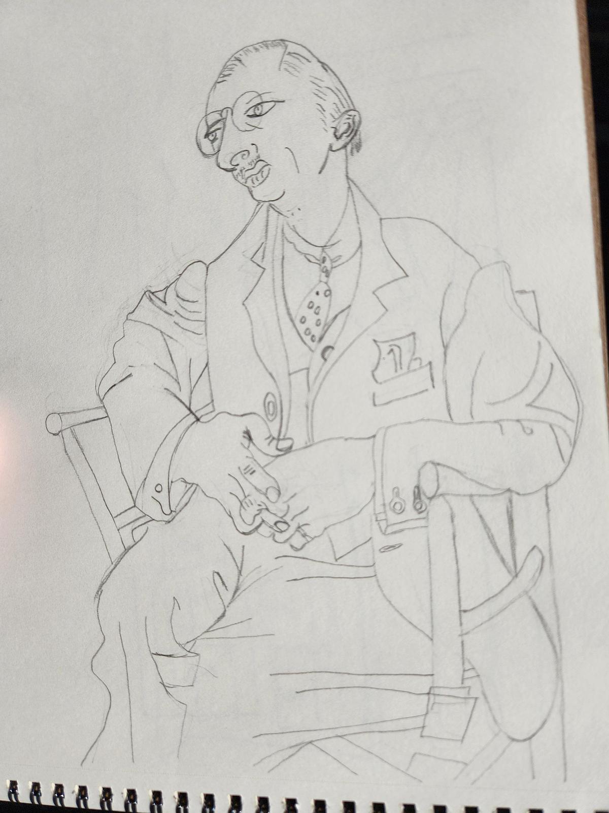 My Drawing - Man