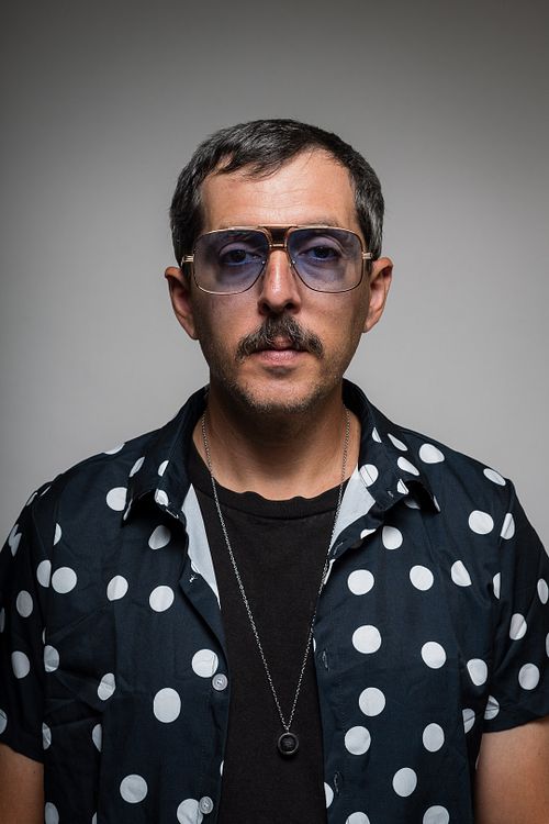 Close-up studio portrait of Ben Weiss with dramatic strobe lighting — Las Vegas professional photography