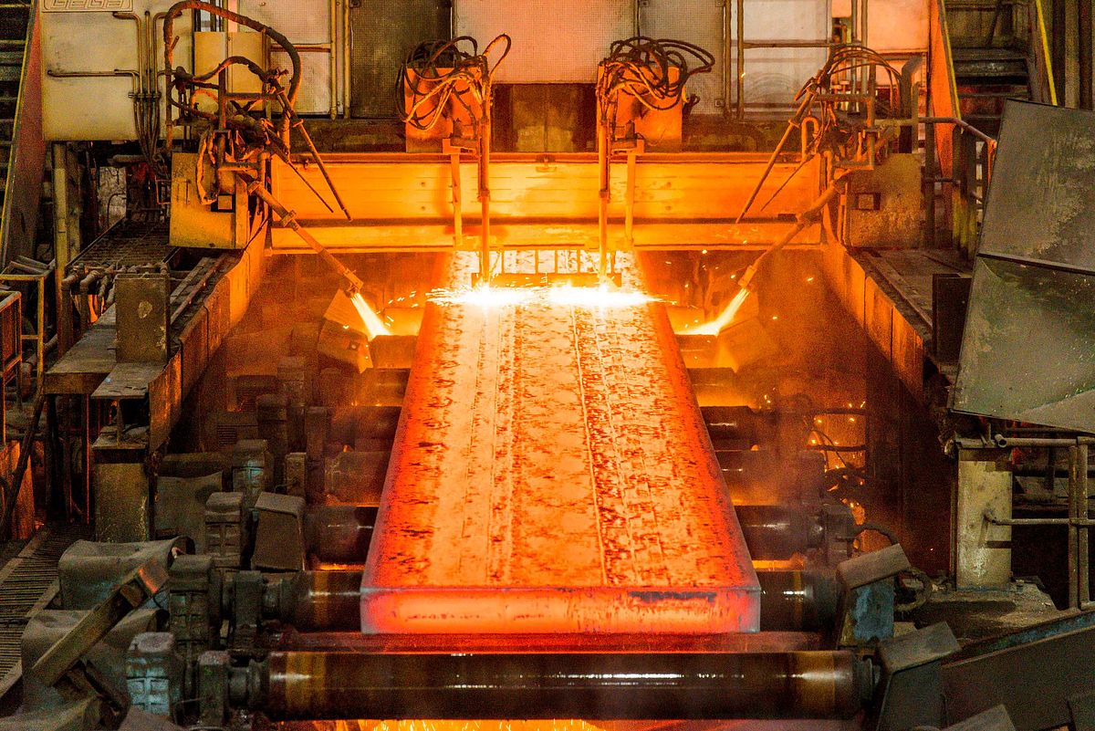 Steel Product, Jindal Steel Plant, showcasing steel product's production and manufacturing in Odisha, India.