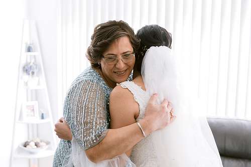 Bride Getting Ready