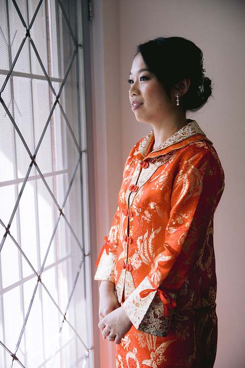 Bride Getting Ready