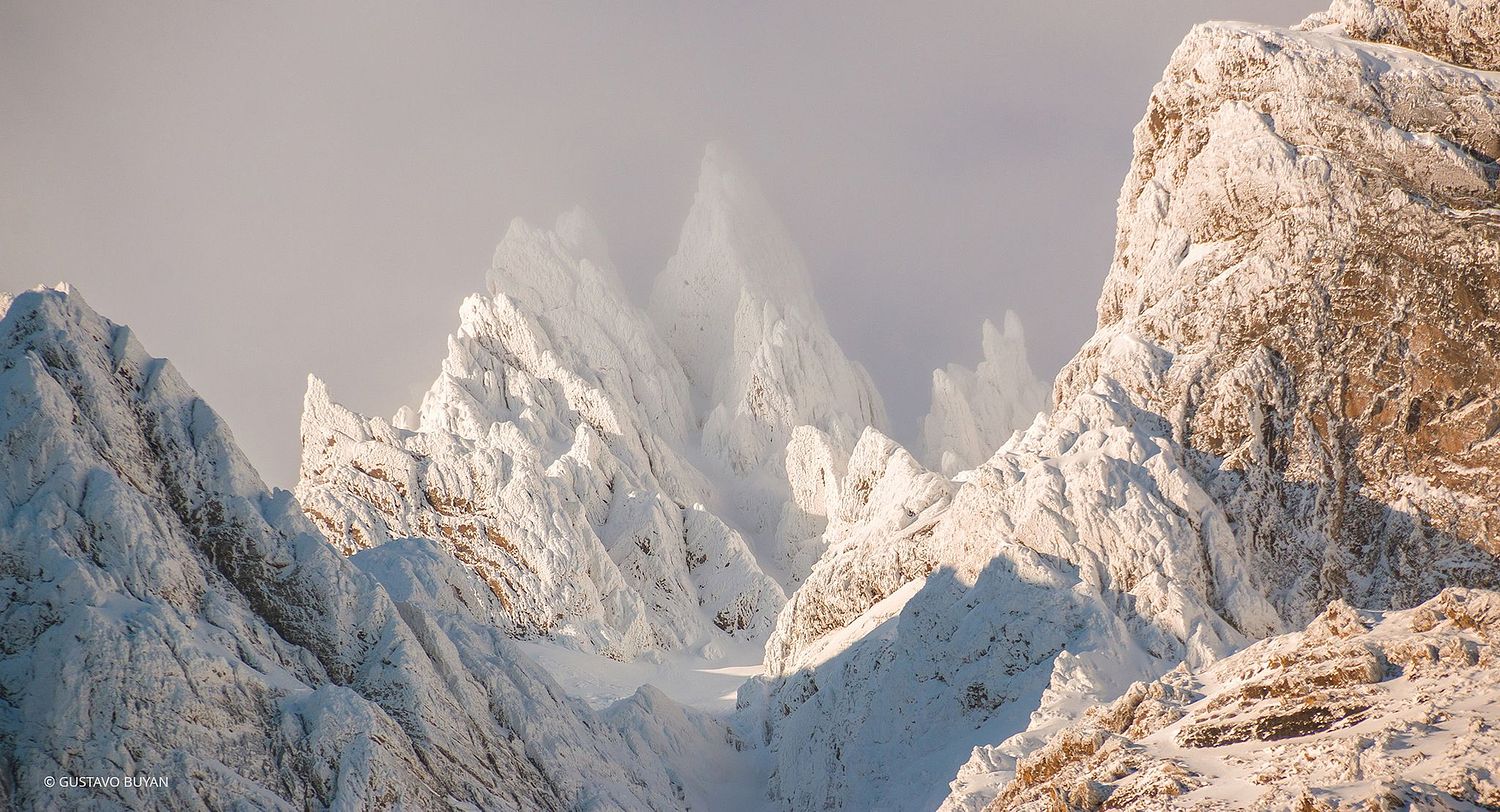 Cima Monte Olivia en Invierno - Ushuaia