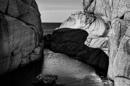 Rocky coast in Verdens Ende