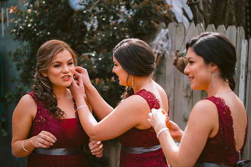 Bride Getting Ready