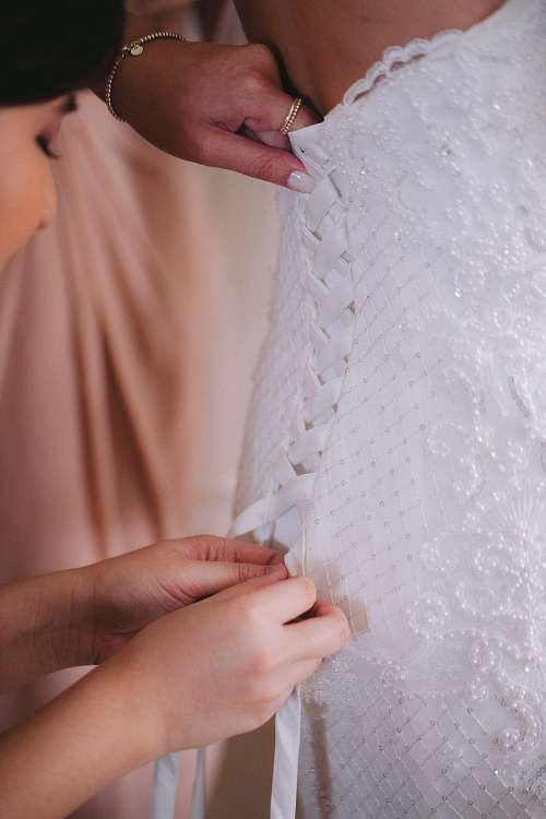 Bride Getting Ready
