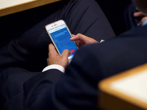 Introduction of interactive technology into events mid-2010s