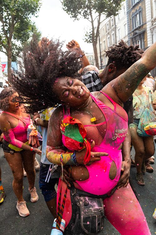 Notting Hill Carnival celebration, London, UK