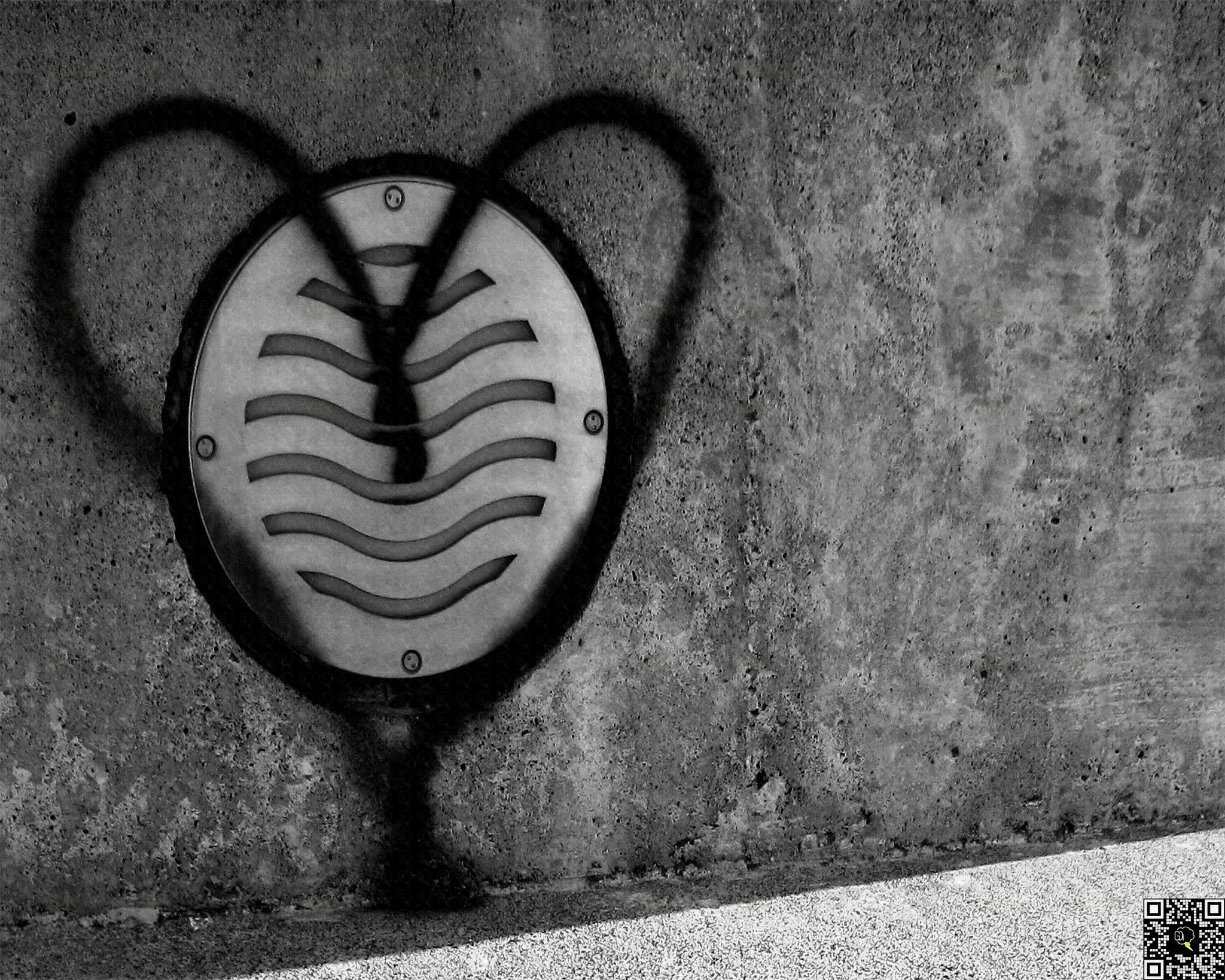 Close-up of wall art showcasing genuine creativity.