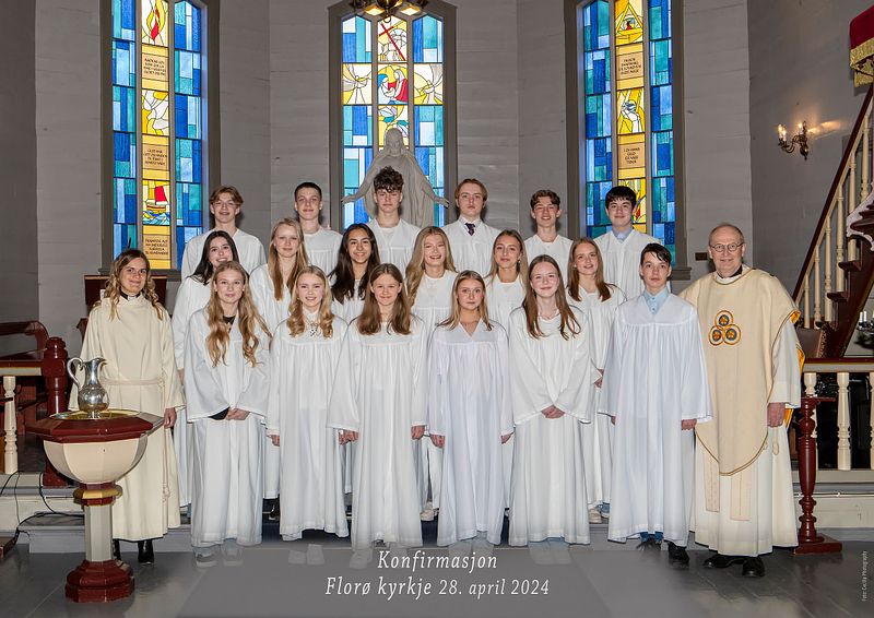 Konfirmantane i klasse 9B, Florø