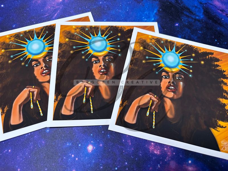 Thea from The Five Realms 5x5" Giclee art print - signed!