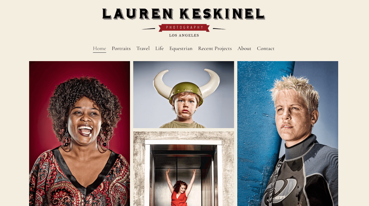 Portfolio de portraits photographiques de Lauren Keskinel