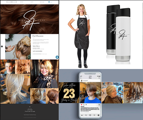 Salon Allure, social posts