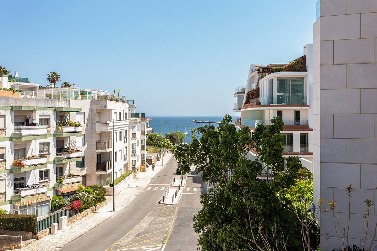 Fotografia imobili&aacute;ria de T1 de luxo com vista mar no Atlantic 