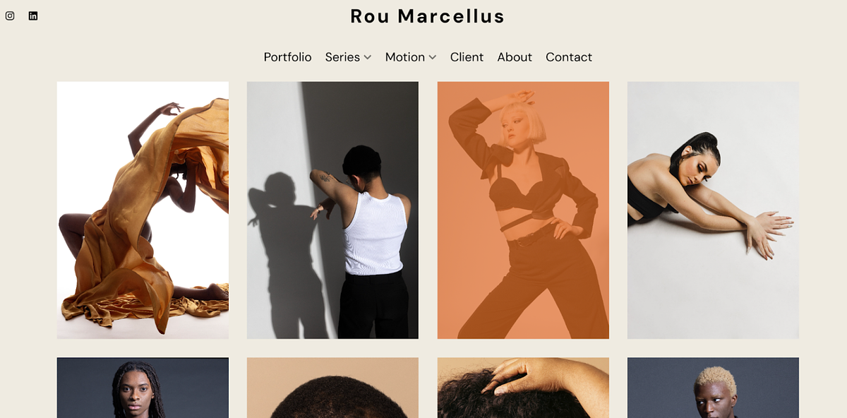 modeontwerpportfolio van Rou Marcellus