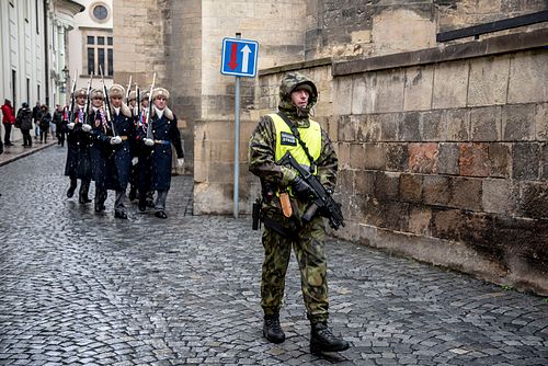 Winter. Prague Castle.