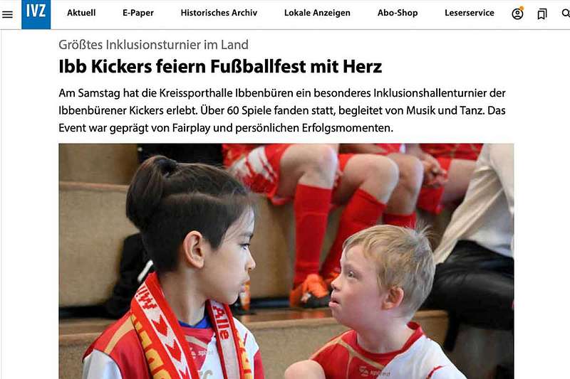 Kickers feiern Fußballfest mit Herz