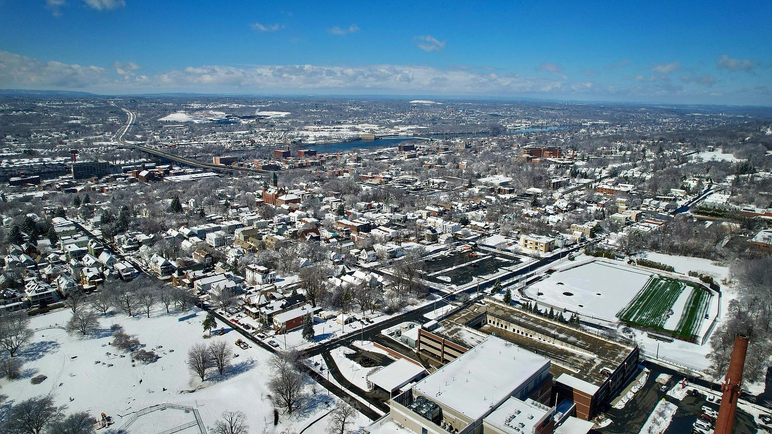 Troy, NY Aerial Photos