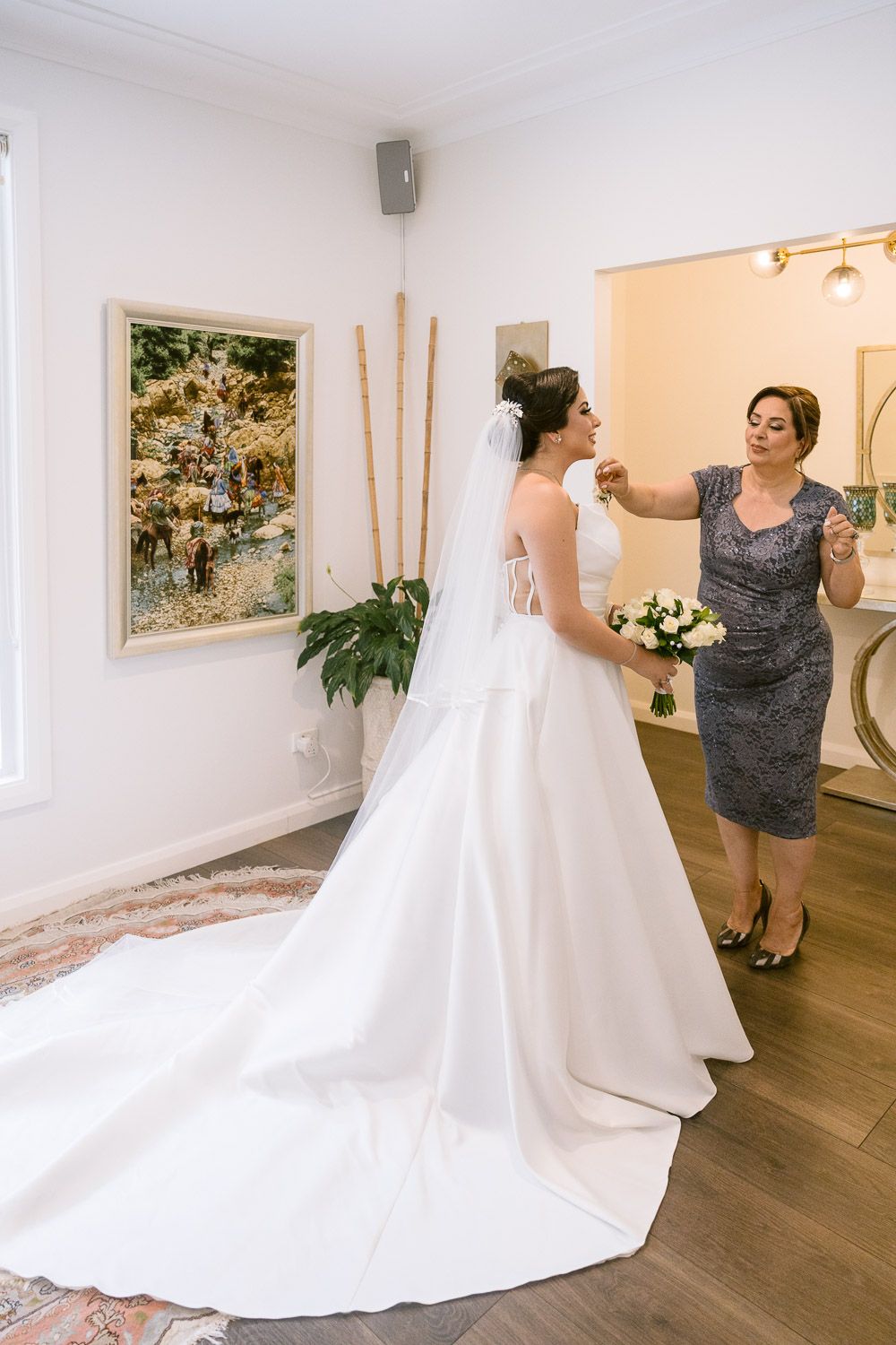 Bride Getting Ready