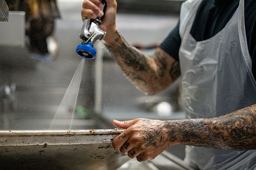 Community support in action at Homeboy Industries during COVID-19 — photojournalism by David Andrade
