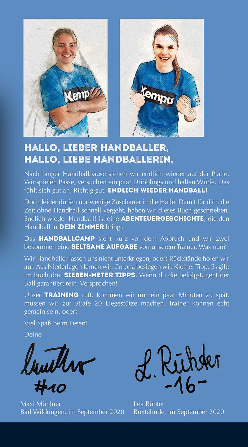 Band 2: ENDLICH WIEDER HANDBALL! - Mit Maxi Mühlner, Lea Rühter und Martin Strobel