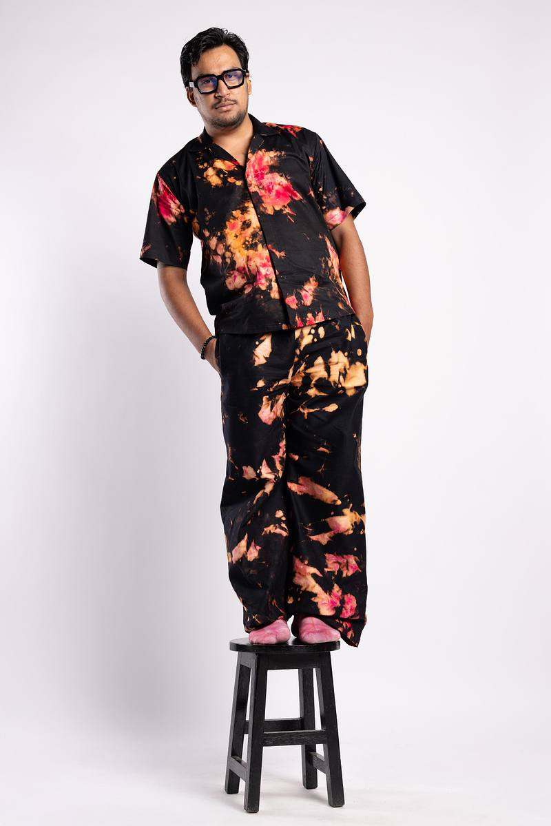 Cotton Twill Trousers - Eclipse Night