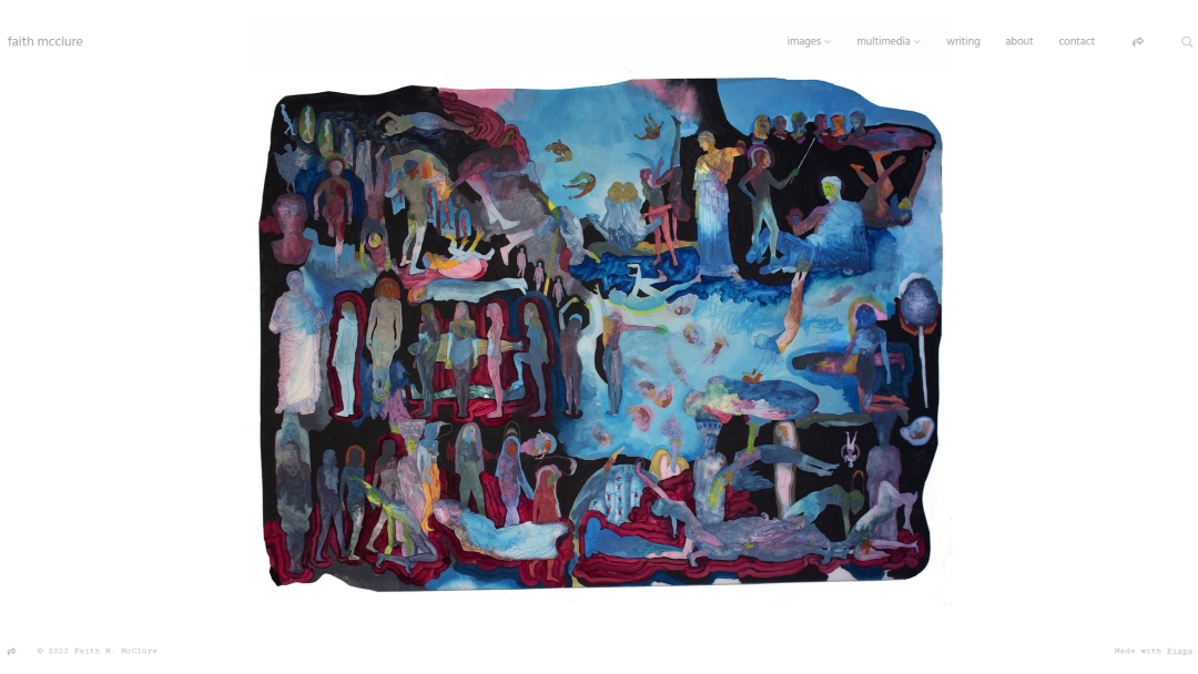 Portafolio de la artista Faith McClure