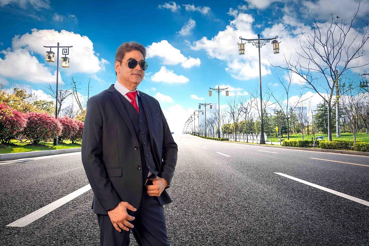 asphalt road and forest