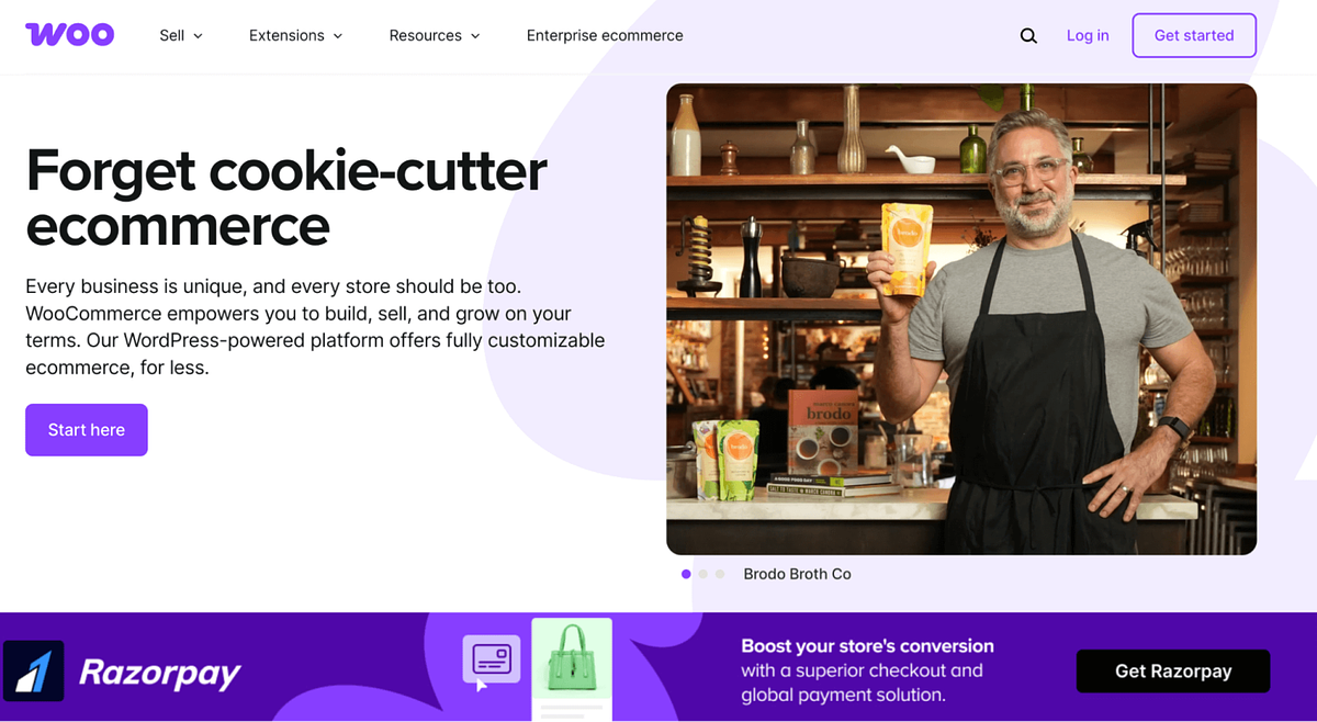 WooCommerce website builder