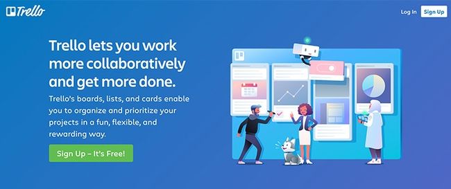 Trello Project Management Productivity App