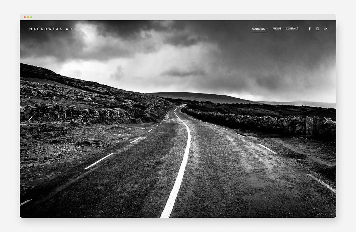 Krzysztof's fine art photography website