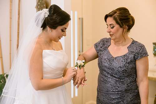Bride Getting Ready