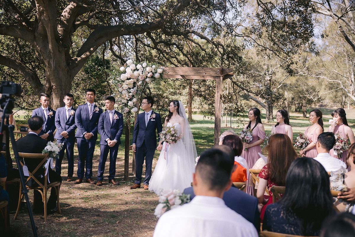 Wedding Ceremony at Pine Grove Centennial Park