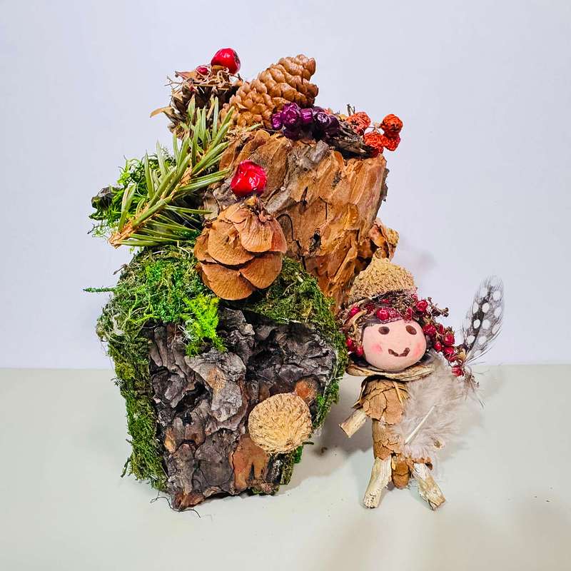 Colorful Fairy House with Sweet Fairy