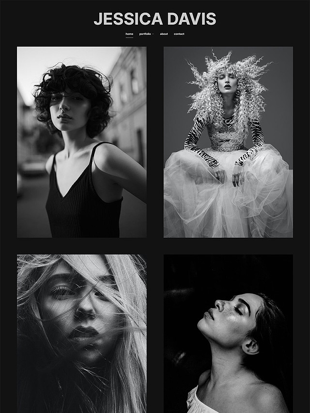 Sépia - Pixpa Modèles de site Web de portefeuille