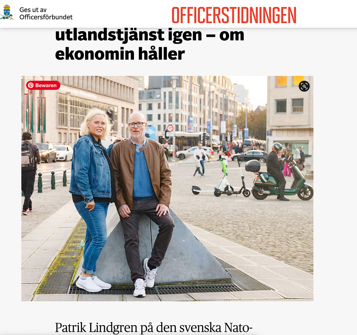 Photography for a Swedish magazine