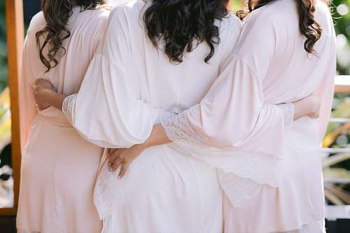 Bride Getting Ready