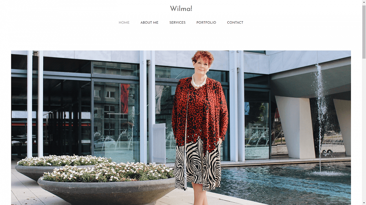 De persoonlijke website van merkspecialist Wilma