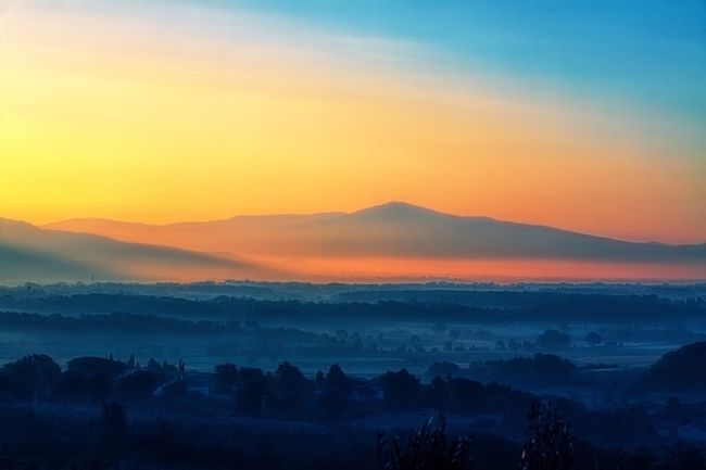 Dämmerungs- oder Morgendämmerungsfotografie