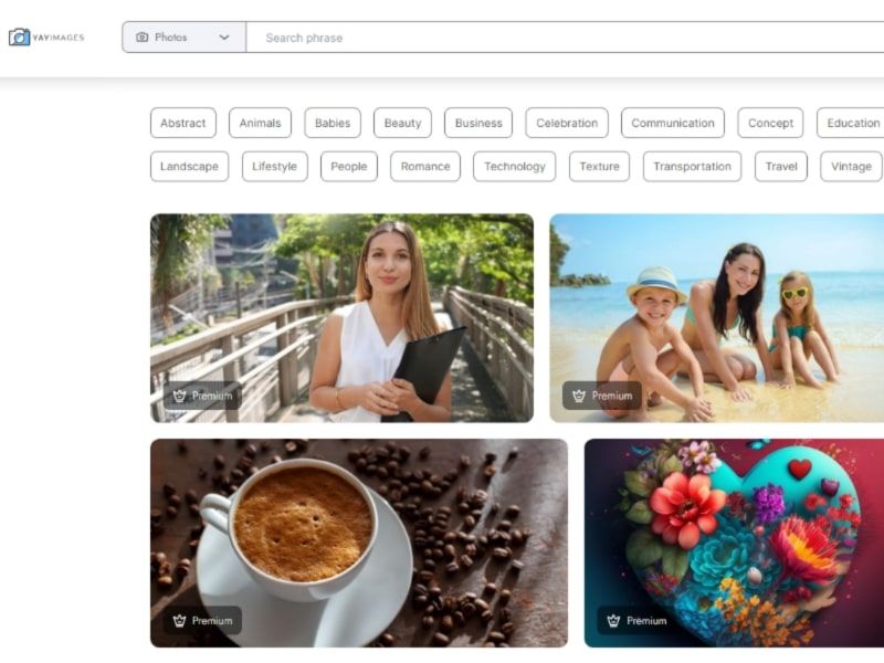 Yay Images Banque d'images Site Web