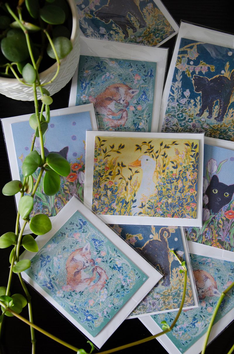 Cuddly Animals Card Pack