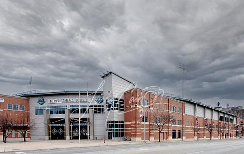 An image of Fifth Third Field, a baseball stadium in Toledo, Ohio