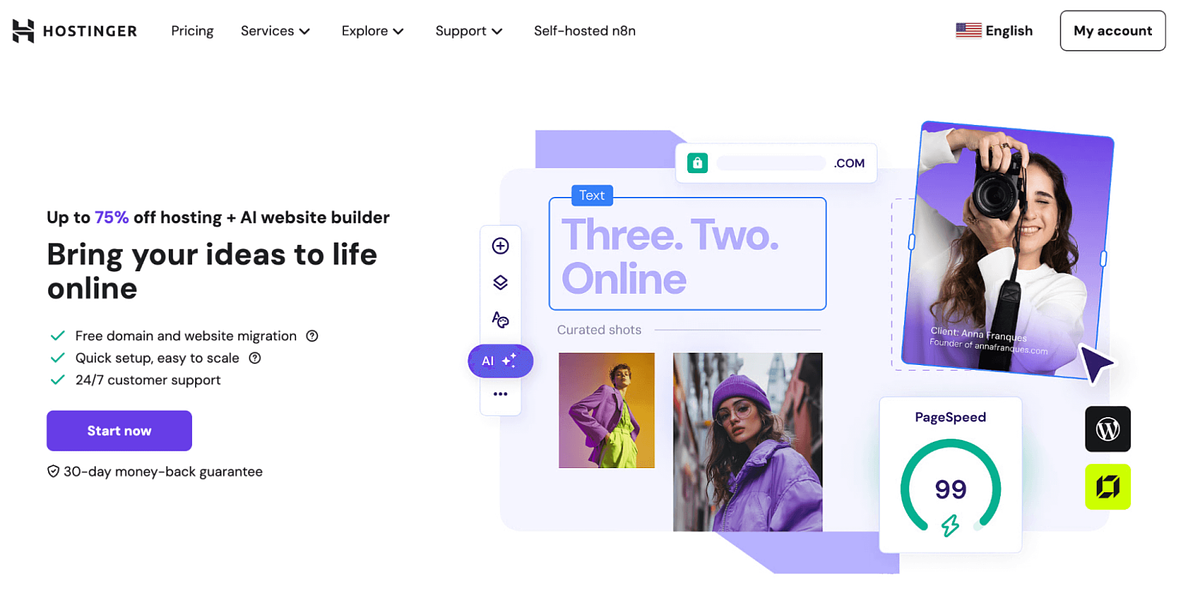 Hostinger screenshot