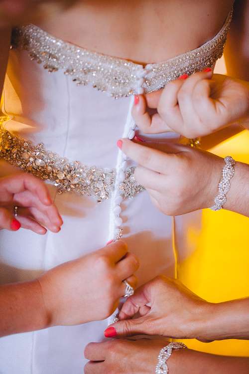 Bride Getting Ready