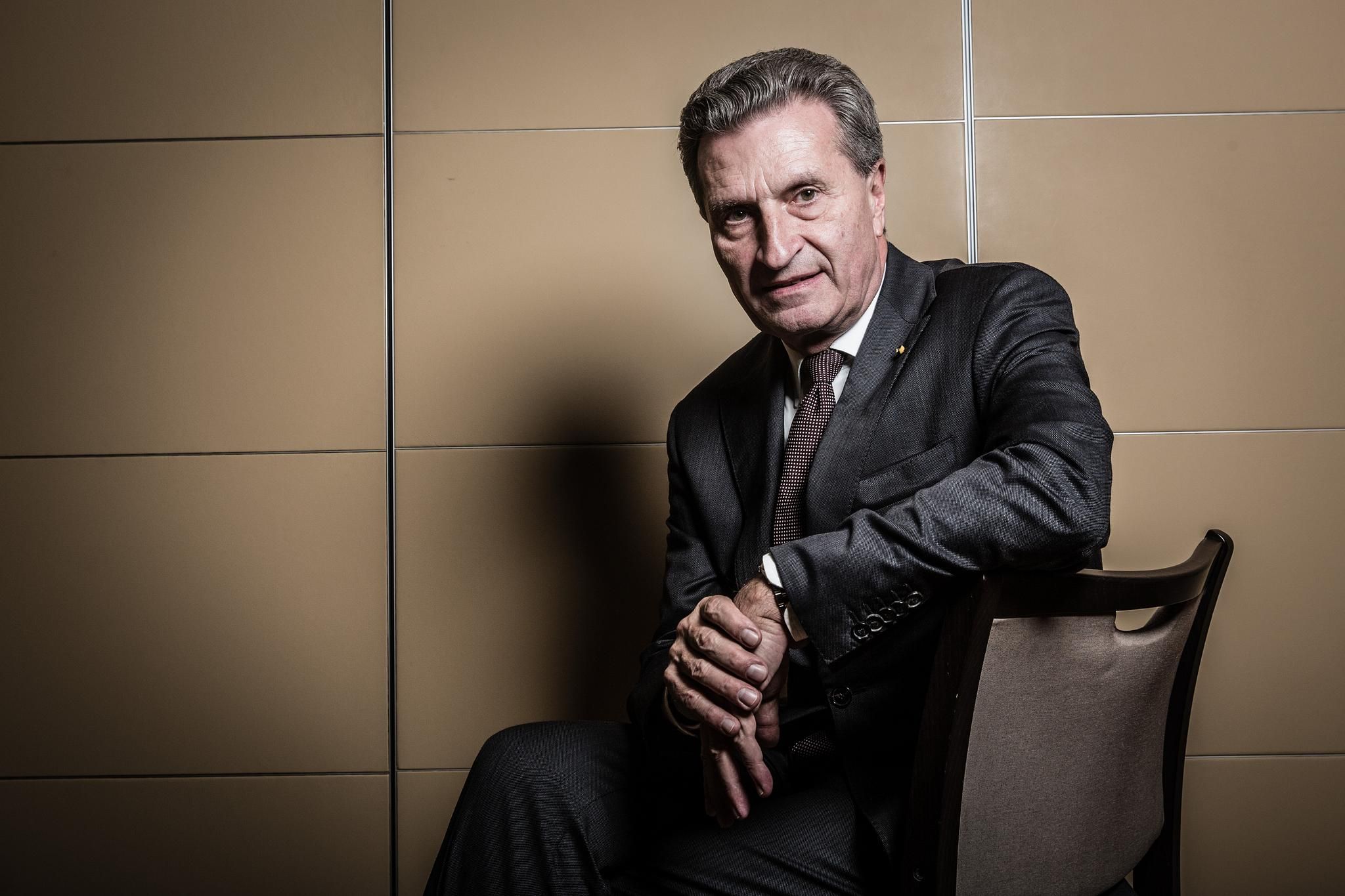 EC commissioner Oettinger