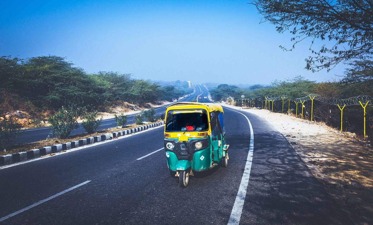 Auto rickshaw, Travel, transportation, road, sky