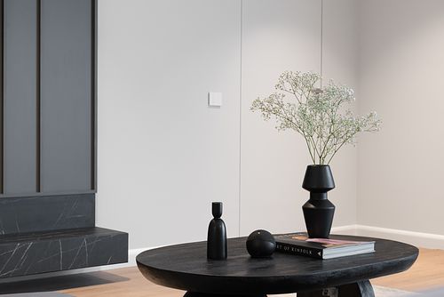 Close-up of minimalist design detail highlighting craftsmanship &ndash; Columna project