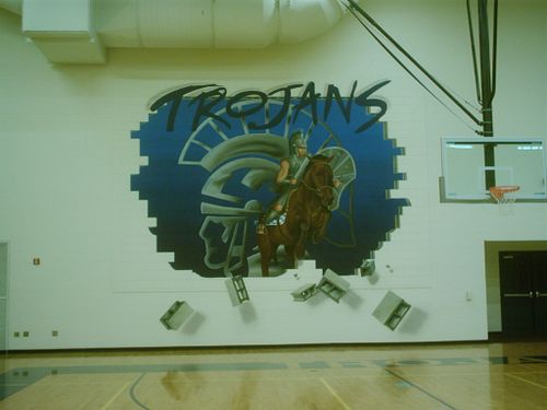 MURAL | HIGH SCHOOL GYMNASIUM