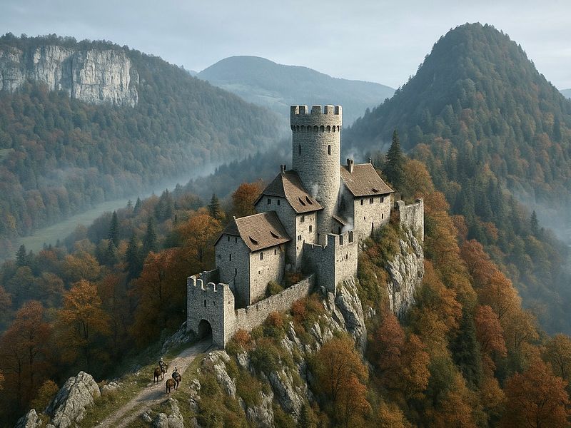 Reimagining a 700-year-old Swiss castle with DALL-E